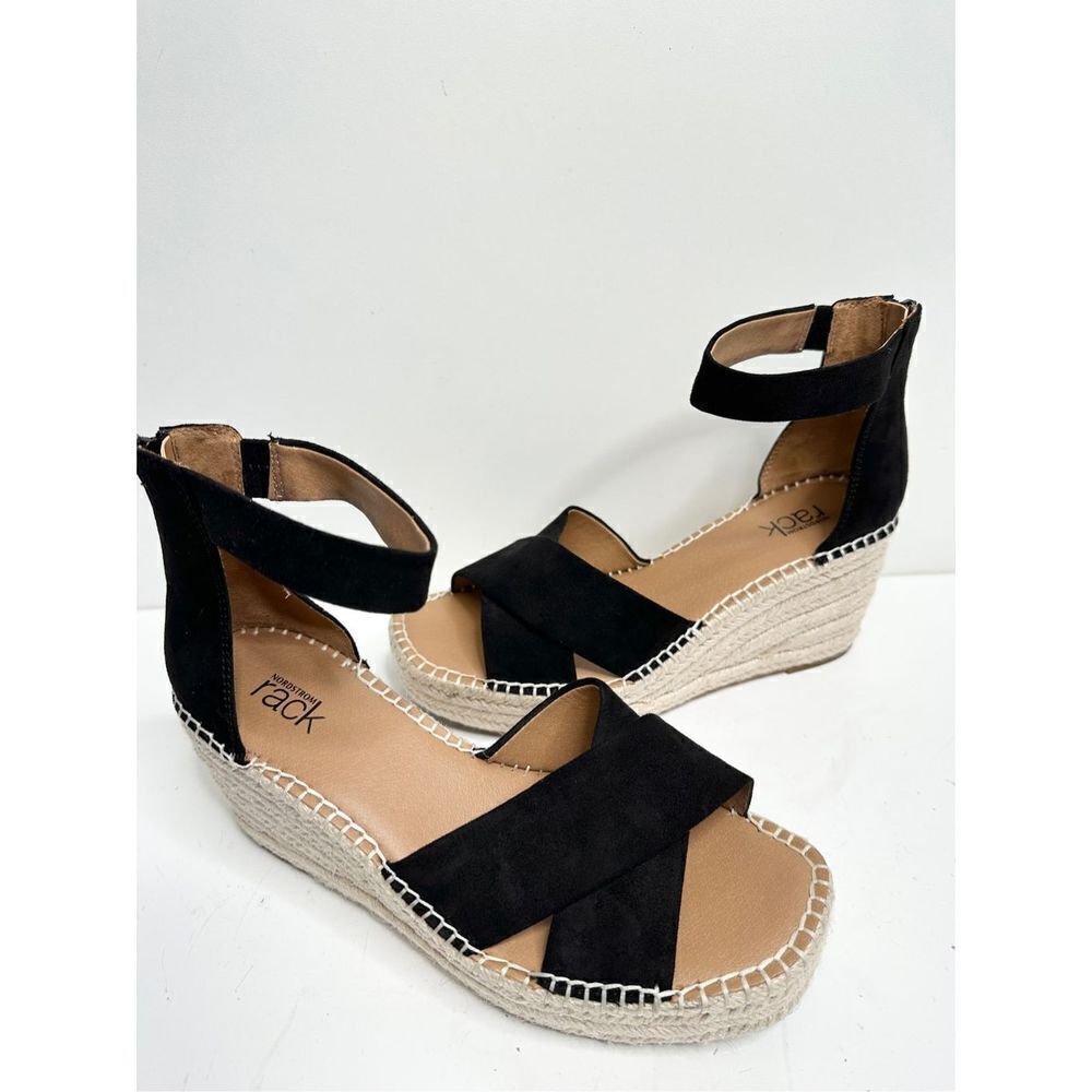 Nordstrom Rack Sandals Womens Caroline Platform Wedges‎ Size 7